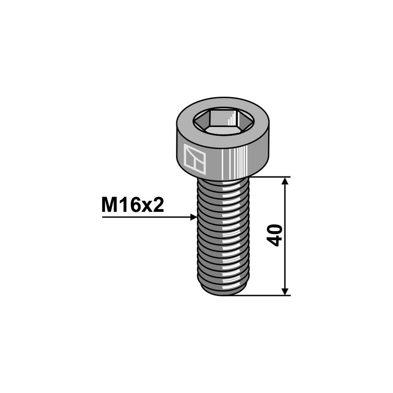 Śruba z gniazdem sześciokątnym M16x2x40 51-1034